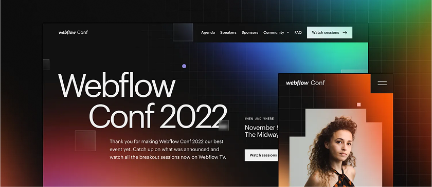 Website template preview